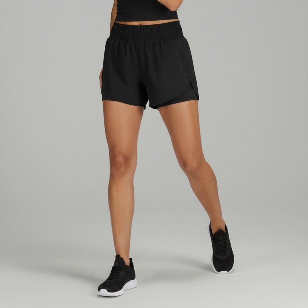 All in Motion Women's Black Athletic Shorts